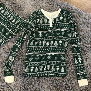 Lauren Conrad Christmas pajamas two piece juniors size 14